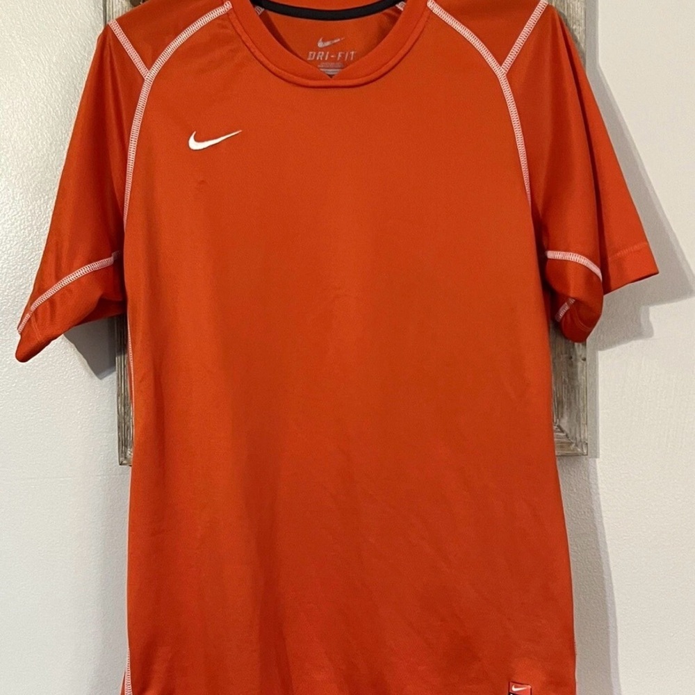 Nike Men's Orange Dri-FIT Shirt